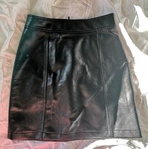 Twik faux leather skirt size small